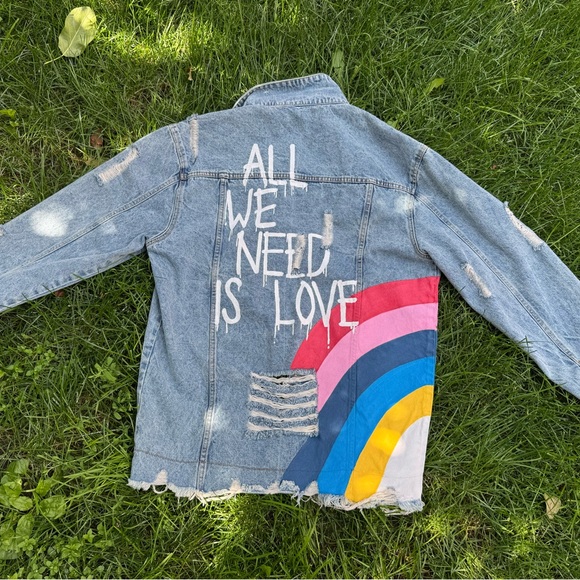 Colorful Denim Jacket - Picture 2 of 8